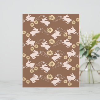 Lente konijn restpapier