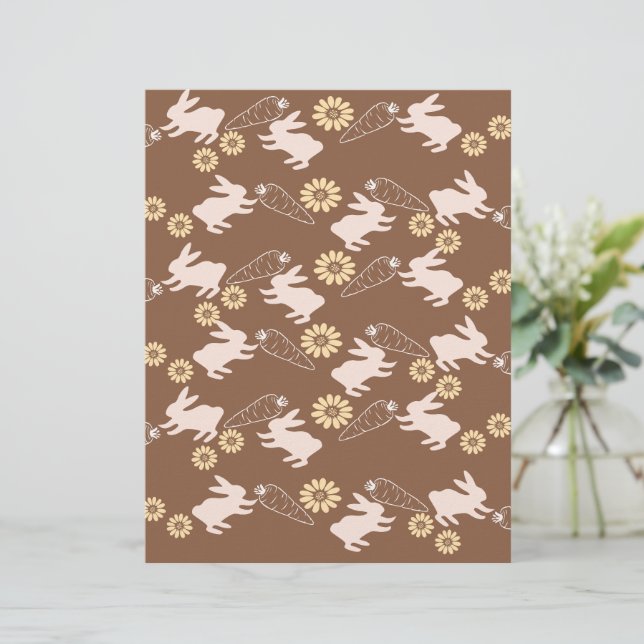 Lente konijn restpapier (Staand voorkant)