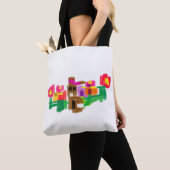 Lente Konijn Tote Bag (Dichtbij)
