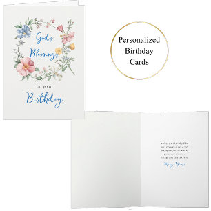 Lente Krans Gods zegen Orthodoxe Verjaardag Kaart