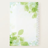 Lente laat Waterverf Griekenland met naam Planner (Achterkant)