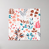 Lente Land Flowers Meadow Canvas Afdruk (Voorkant)