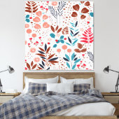  Lente Land Flowers Meadow Canvas Afdruk (Insitu (Slaapkamer))