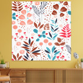  Lente Land Flowers Meadow Canvas Afdruk (Insitu (Woonkamer))