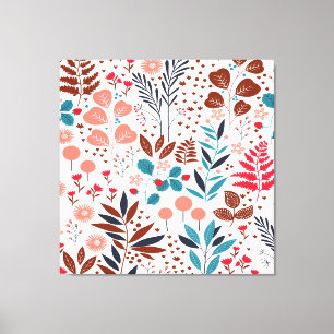 Lente Land Flowers Meadow Canvas Afdruk