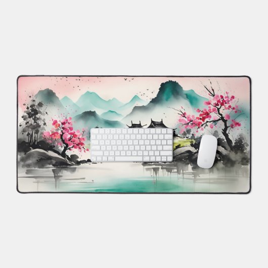 Lente landschap bureaumat (Keyboard & Muis)