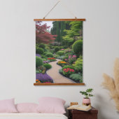 Lente landschap hangend wandkleed (Slaapkamer)