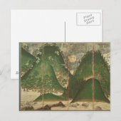 Lente-landschap met zon briefkaart (Voorkant / Achterkant)