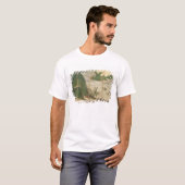 Lente landschap met zon t-shirt (Voorkant volledig)