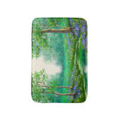 Lente landschap olieverfschilderij, bos. badmat (Voorkant Verticaal)