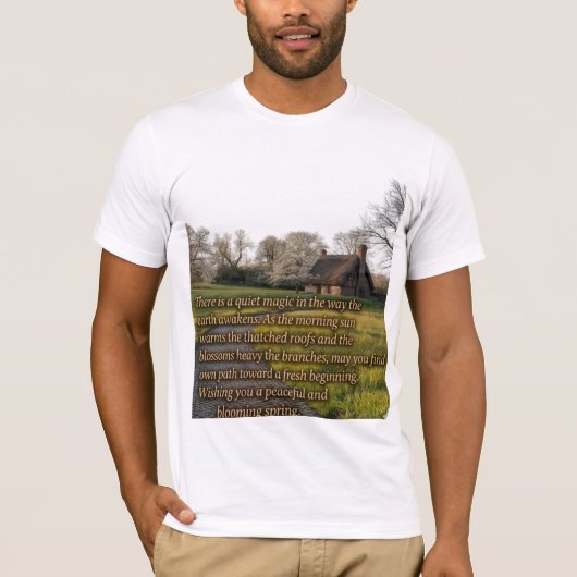 Lente Landschapsgroet T-shirt (Voorkant)