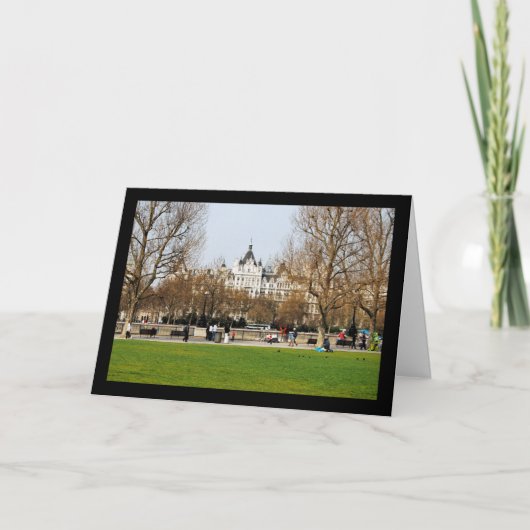 Lente langs de Embankment Kaart (Voorkant)
