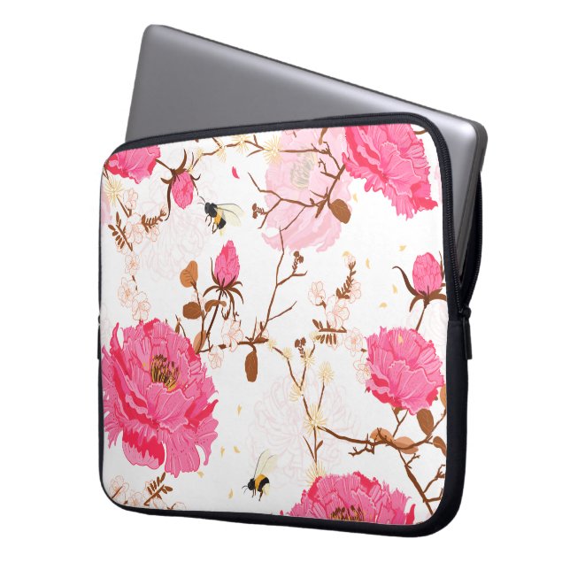 lente laptop sleeve (Voorkant Links)