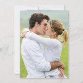 Lente Lavendel Bloemachtige Trouwfoto Opslagdatum  Save The Date (Achterkant)