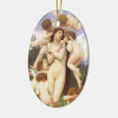 Lente (Le Printemps) door Bouguereau Keramisch Ornament (Links)