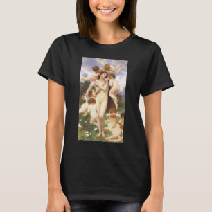 Lente (Le Printemps) door Bouguereau T-shirt