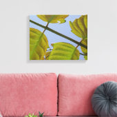 Lente lederen omgepakt Canvas Afdruk (Insitu (Woonkamer))