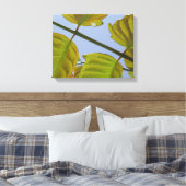 Lente lederen omgepakt Canvas Afdruk (Insitu (Slaapkamer))