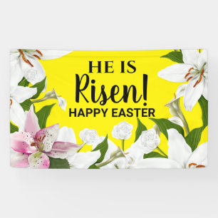 Lente Lelie Pasen Spandoek