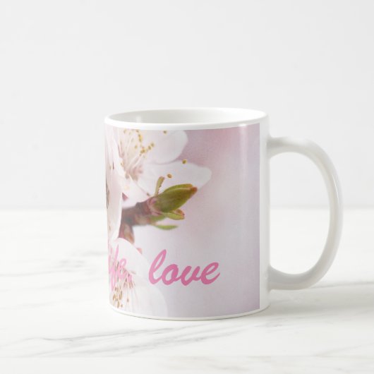 Lente, leven, liefde koffiemok (Rechts)