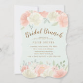 Lente Licht Bloemen Bruids Brunch Uitnodiging (Voorkant)