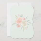 Lente Licht Bloemen Bruids Brunch Uitnodiging (Achterkant)