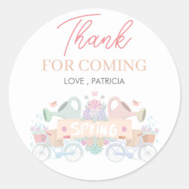 Lente Lichte Kleur Dank u Sticker