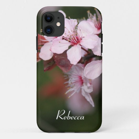lente lichtroze pruimenbloesem Case-Mate iPhone case (Achterkant)