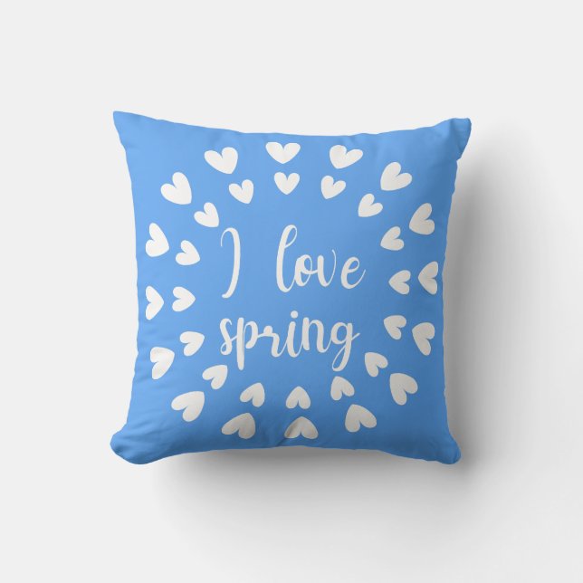Lente liefde, kleine harten kussen (Voorkant)
