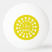 Lente liefde, kleine harten pingpongbal (Voorkant)
