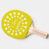 Lente liefde, kleine harten tafeltennisbatje (Zijkant)
