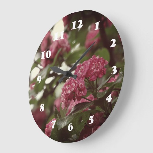 Lente Liefde Ronde (Grote) Wandklok (Hoek)