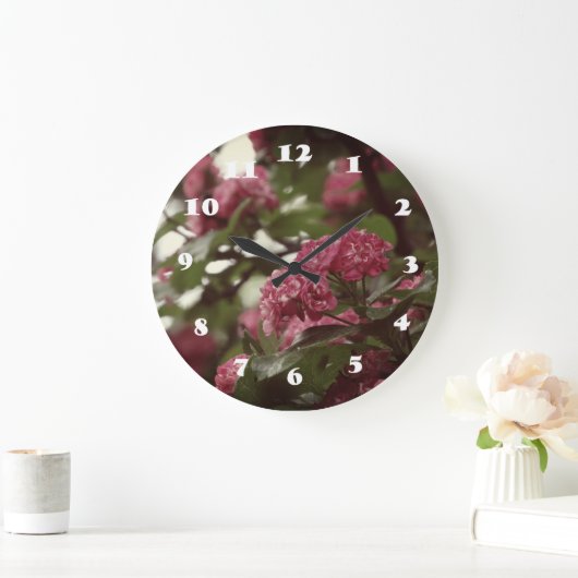 Lente Liefde Ronde (Grote) Wandklok (Huis)