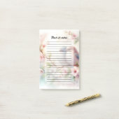 Lente Liefdes Vogels Kersenbloesem Bloemstuk Post-it® Notes (Op bureau)