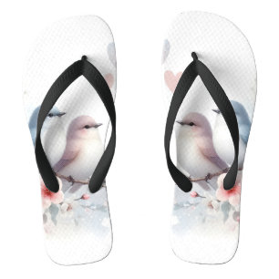 Lente Liefdes Vogels Kersenbloesem Bloemstuk Teenslippers