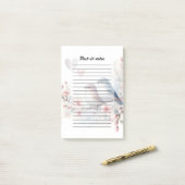 Lente Liefdesvogels Kersenbloesem Bloemstuk Post-it® Notes (Op bureau)