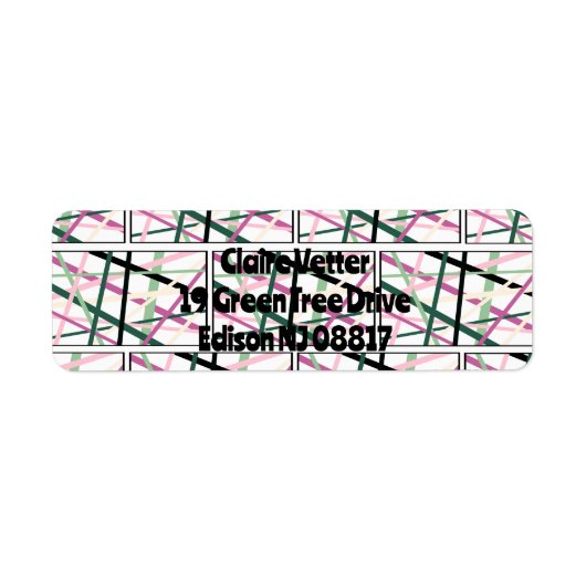 Lente lijnen etiket (Voorkant)