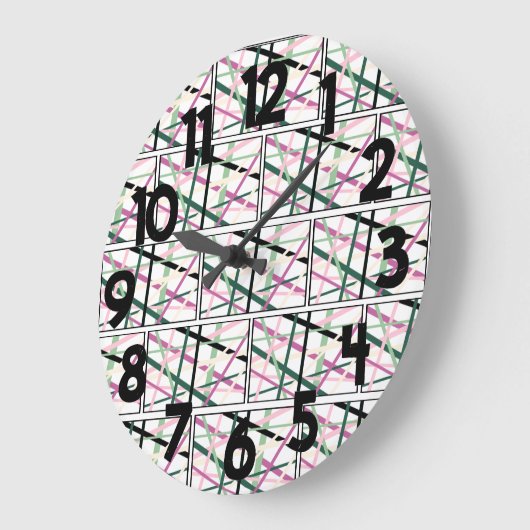 Lente lijnen grote klok (Hoek)