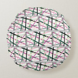 Lente lijnen rond kussen