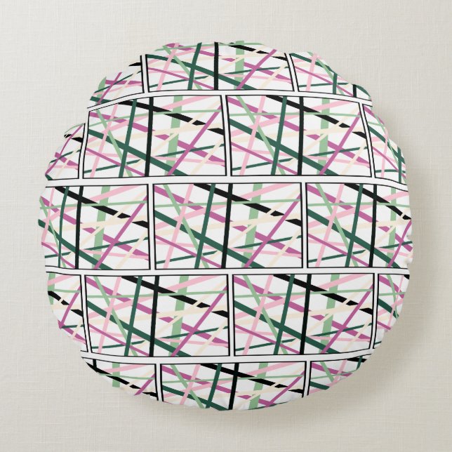 Lente lijnen rond kussen (Voorkant)