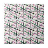 Lente lijnen tegeltje (Voorkant)