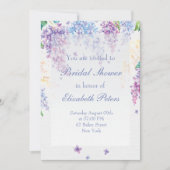 Lente Lila Bloem-Bloemen Bruiloft Vrijgezellenfees Kaart (Voorkant)