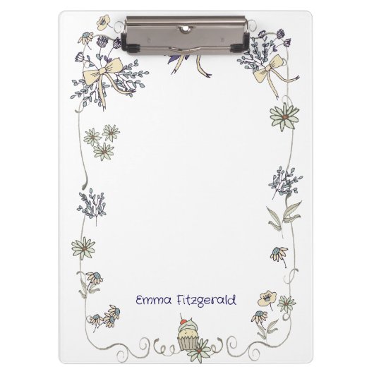 Lente Madeliefje Whimsy Klembord (Voorkant)