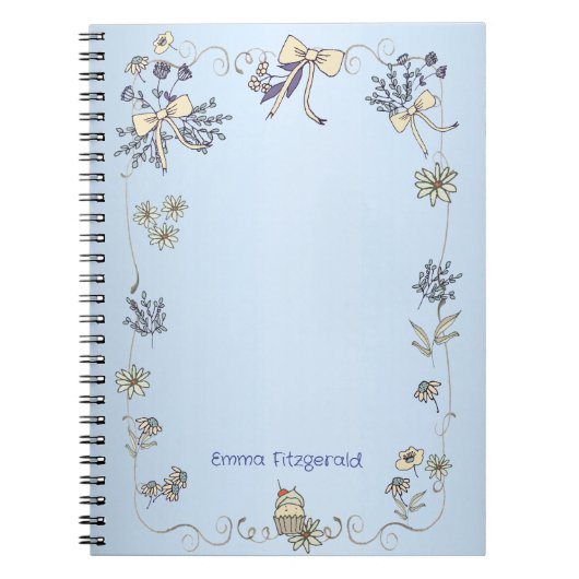 Lente Madeliefje Whimsy Notitieboek (Voorkant)