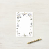 Lente Madeliefje Whimsy Post-it® Notes (Op bureau)