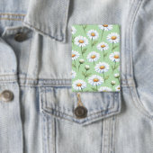 Lente madeliefjes patroon button (Insitu)