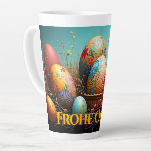 Lente magie met Pasen eieren Latte Mok