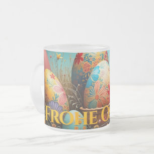 Lente magie met Pasen eieren Matglas Koffiemok