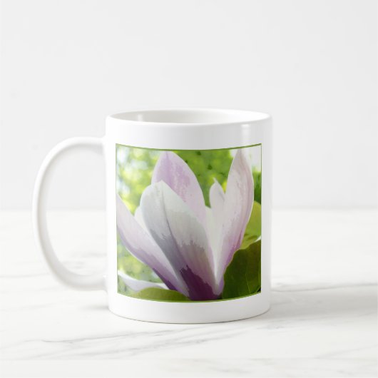 lente magnolia bloem koffiemok (Links)