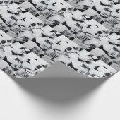 Lente magnolia's, elegant stoffenontwerp. cadeaupapier (Hoek)